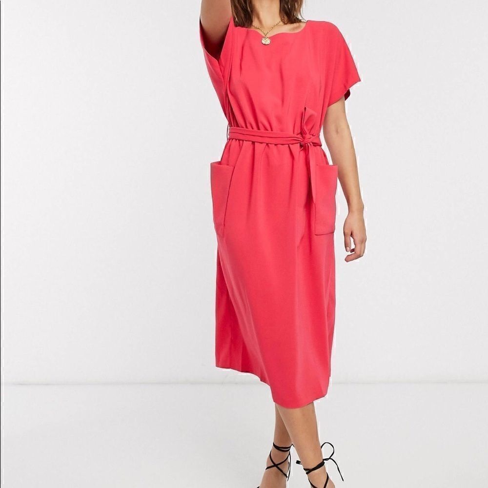 NWOT Closet London midi kimono dress with belt